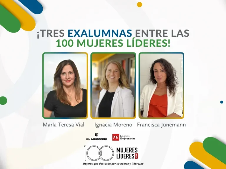 ¡Tres exalumnas entre las 100 Mujeres Líderes 2024!
