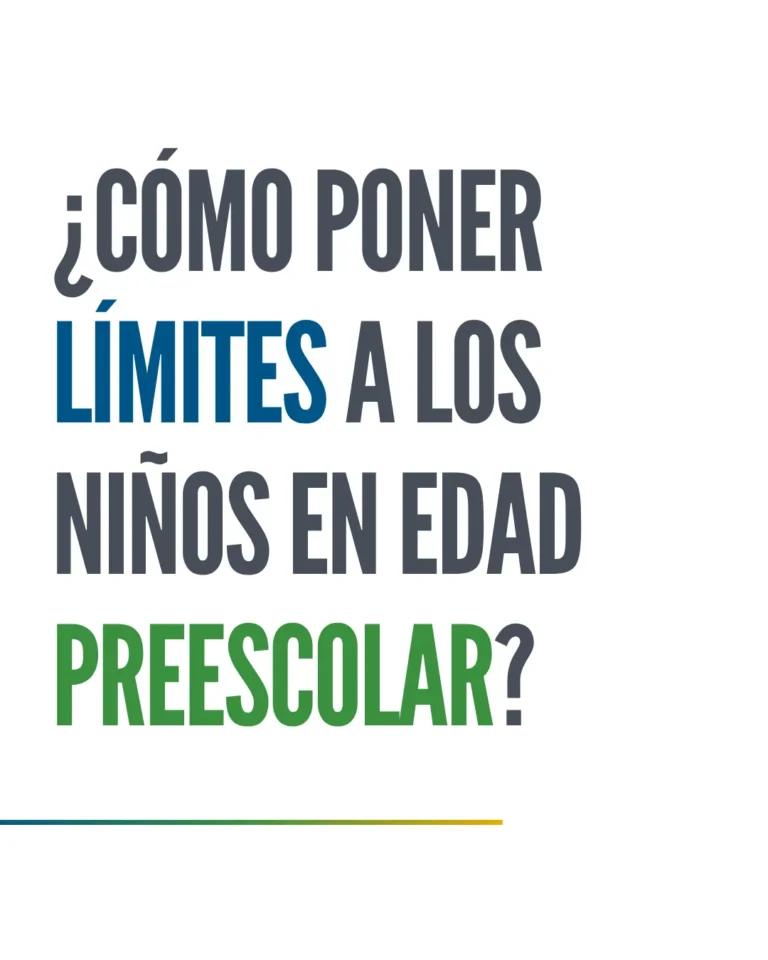 ¿Cómo poner límites a los niños en edad preescolar?